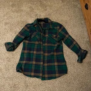 Natural reflections soft plaid size small long sleeve